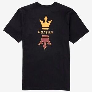 NWT Burton Men's Black Short Sleeve T-Shirt Size Medium